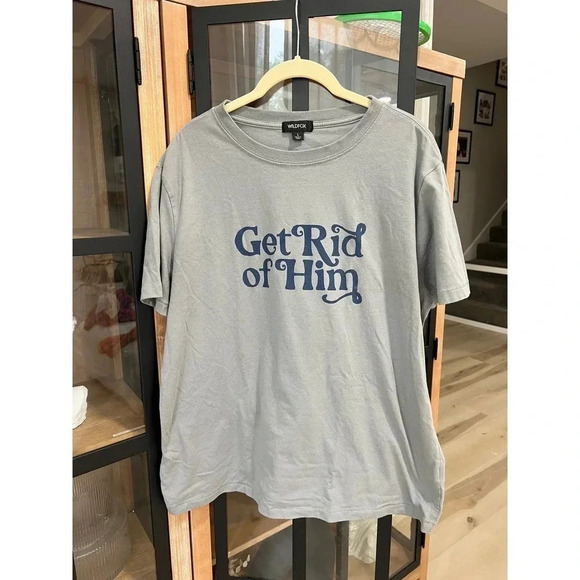 WILDFOX graphic tee oversized Get Rid Of Him Breakup comfy - Picture 2 of 5